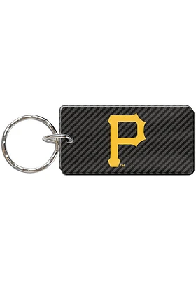 Pittsburgh Pirates Carbon Keychain - Black