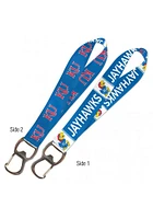Kansas Jayhawks Bottle Opener Lanyard - Blue