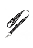 Chicago Cubs Blackout Lanyard - Black