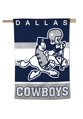 Dallas Cowboys 28x40 inch Retro Logo Vertical Banner - Navy Blue