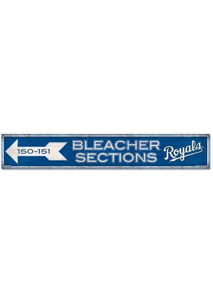 Kansas City Royals General Seating 6x36 inch Wood Sign