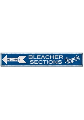 Kansas City Royals General Seating 6x36 inch Wood Sign