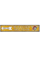 Pittsburgh Pirates General Seating 6x36 inch Wood Sign - Black