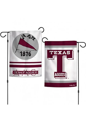 Texas A&M Aggies 1876 Vault Garden Flag - White