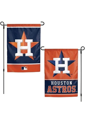 Houston Astros 2-Sided Team Logo Garden Flag - Orange