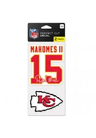 Patrick Mahomes  Kansas City Chiefs 2pk Player Auto Decal - Red