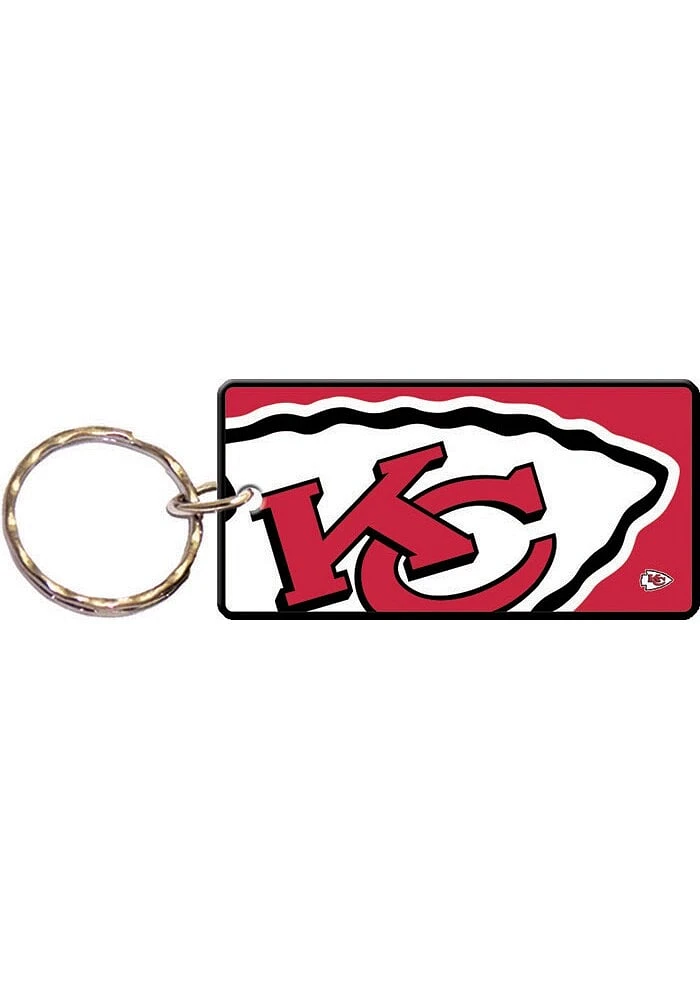 Kansas City Chiefs Imprinted Keychain - Red