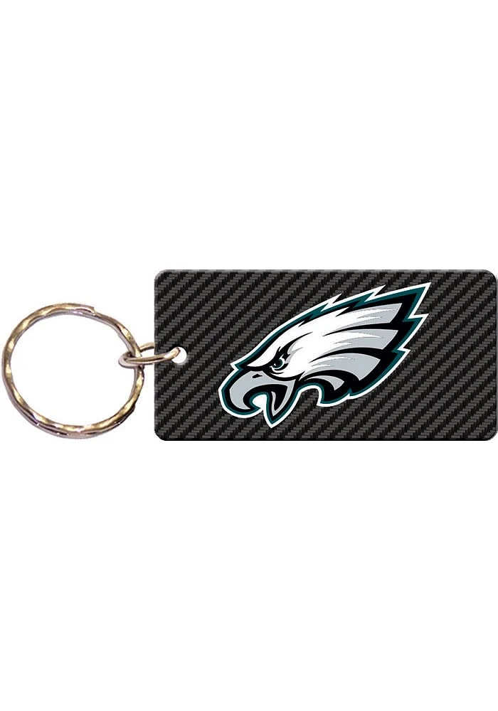 Philadelphia Eagles Carbon Keychain - Grey