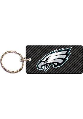 Philadelphia Eagles Carbon Keychain - Grey