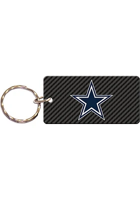 Dallas Cowboys Carbon Keychain - Grey