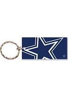 Dallas Cowboys Imprinted Keychain - Navy Blue