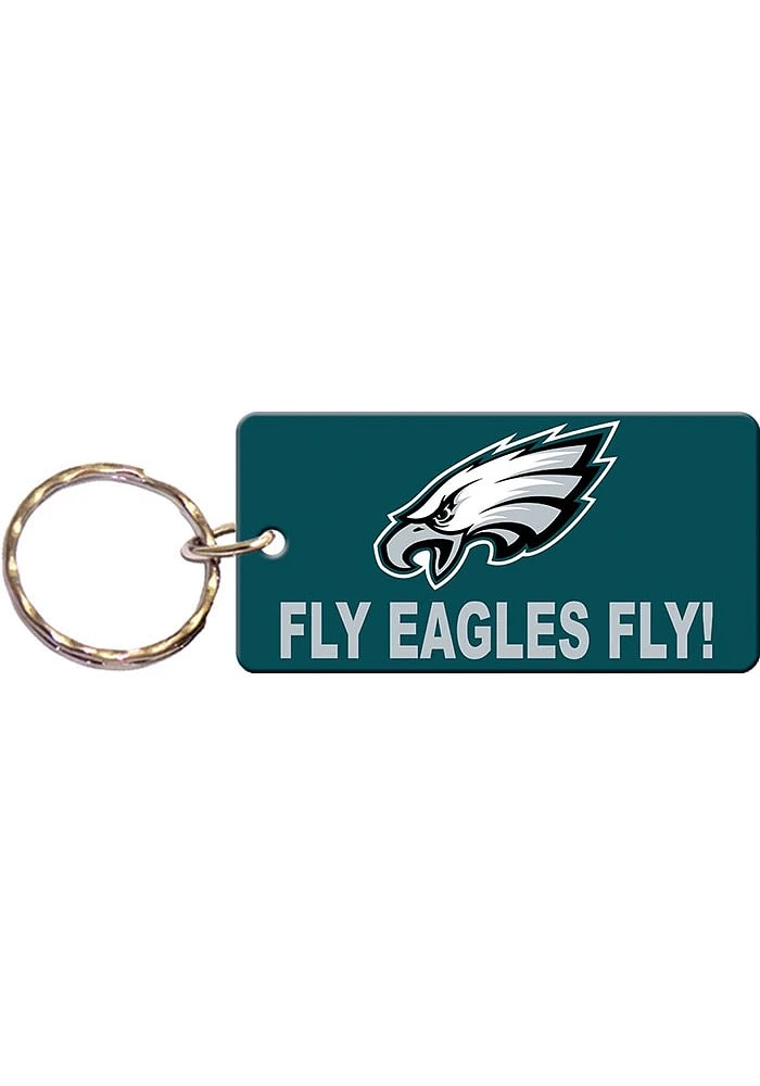 Philadelphia Eagles Slogan Keychain - Midnight Green