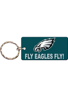 Philadelphia Eagles Slogan Keychain - Midnight Green