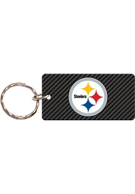 Pittsburgh Steelers Carbon Keychain - Grey