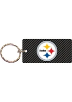 Pittsburgh Steelers Carbon Keychain - Grey