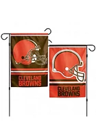 Cleveland Browns 12.5x18 inch 2-Sided Garden Flag - Orange