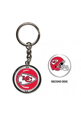 Kansas City Chiefs Spinner Keychain - Red