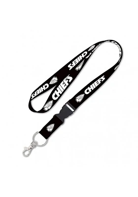 Kansas City Chiefs Logo Lanyard - Black