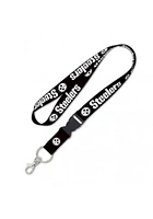 Pittsburgh Steelers Logo Lanyard - Black