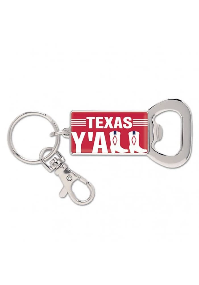 Texas Yall Keychain - Red