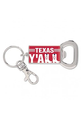 Texas Yall Keychain - Red