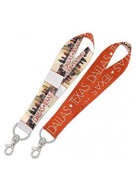 Dallas Ft Worth Dallas Texas Lanyard - Orange