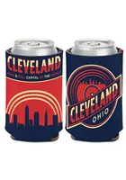 Cleveland 12 oz  Vintage Graphic Coolie