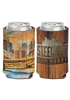 Pittsburgh 12 oz Bridge Graphic Coolie