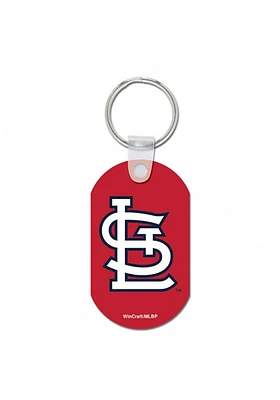 St Louis Cardinals Aluminum Keychain - Red