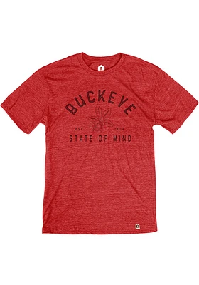 Rally Ohio Buckeye State of Mind Short Sleeve Fashion T Shirt