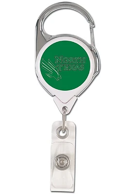 North Texas Mean Green Premium Badge Holder