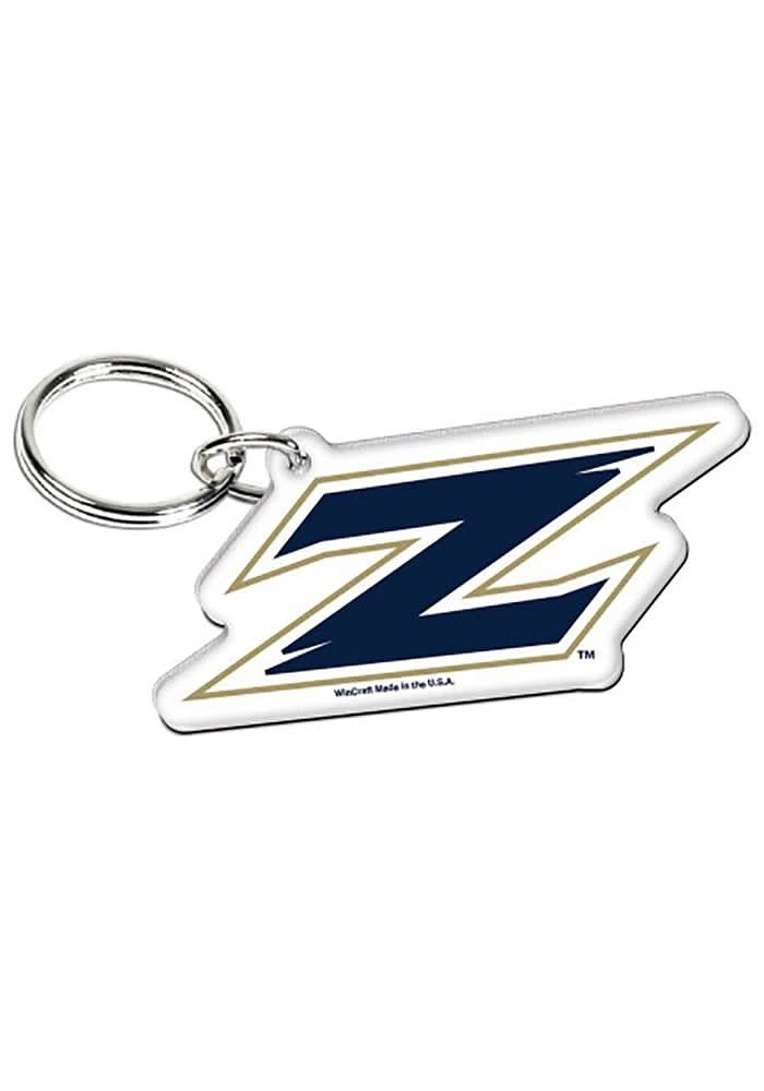 Akron Zips Premium Acrylic Keychain - Red