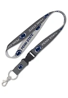 Penn State Nittany Lions Charcoal Lanyard - Grey
