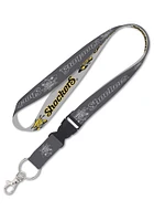 Wichita State Shockers Charcoal Lanyard - Grey