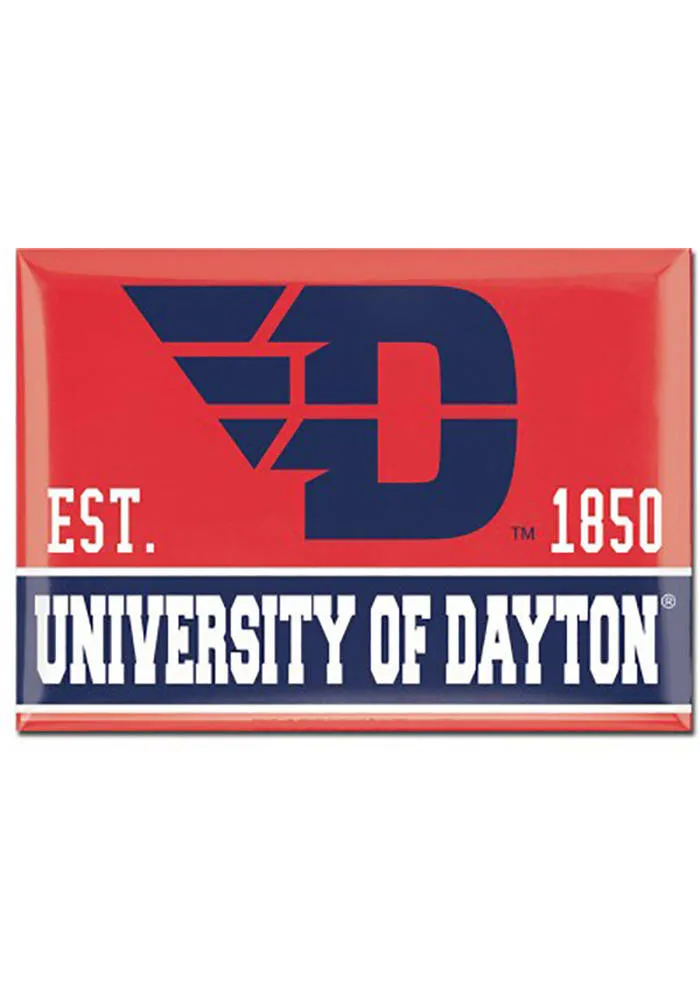 Dayton Flyers 2.5 x 3.5 Metal Magnet