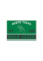 North Texas Mean Green 2.5 x 3.5 Metal Magnet