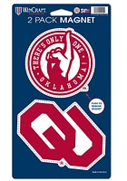 Oklahoma Sooners 5x9 2pk Magnet