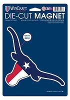 Texas Longhorns Die Cut Car Magnet - Burnt Orange