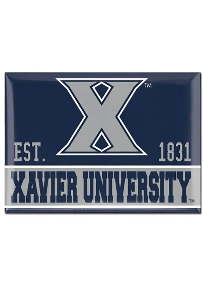 Xavier Musketeers 2.5 x 3.5 Metal Magnet