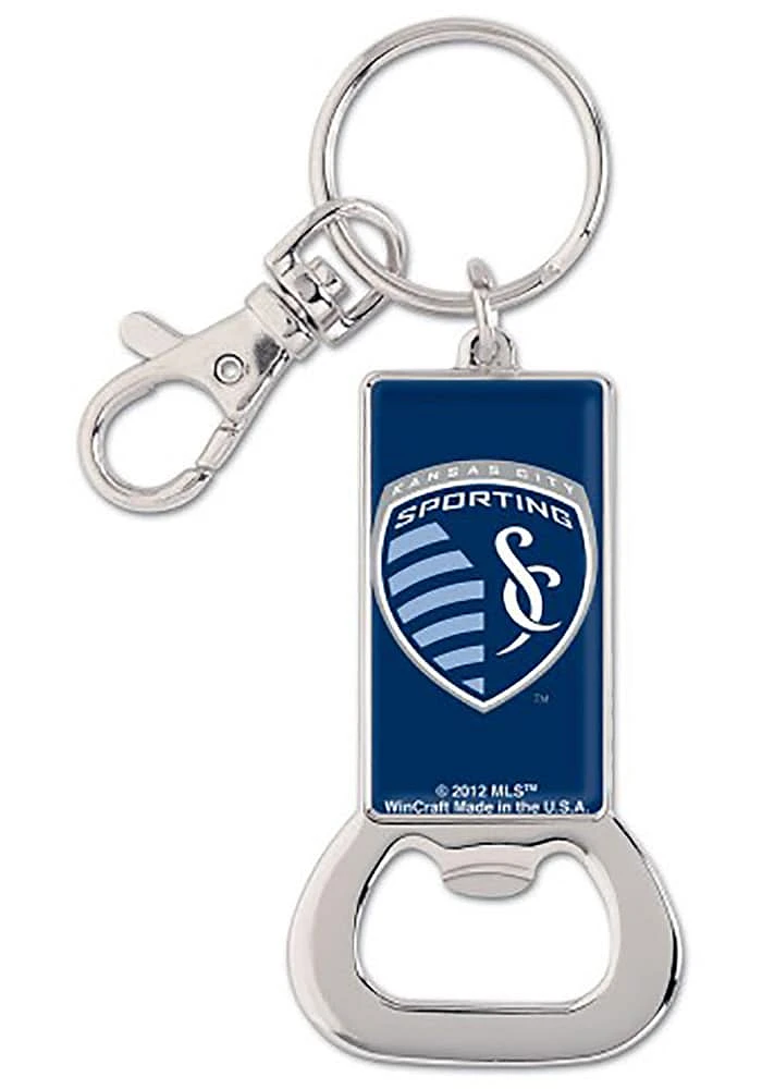 Sporting Kansas City Bottle Opener Keychain - Blue