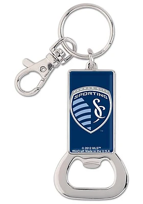 Sporting Kansas City Bottle Opener Keychain - Blue