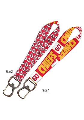 Kansas City Chiefs Bottle Opener Lanyard - Red