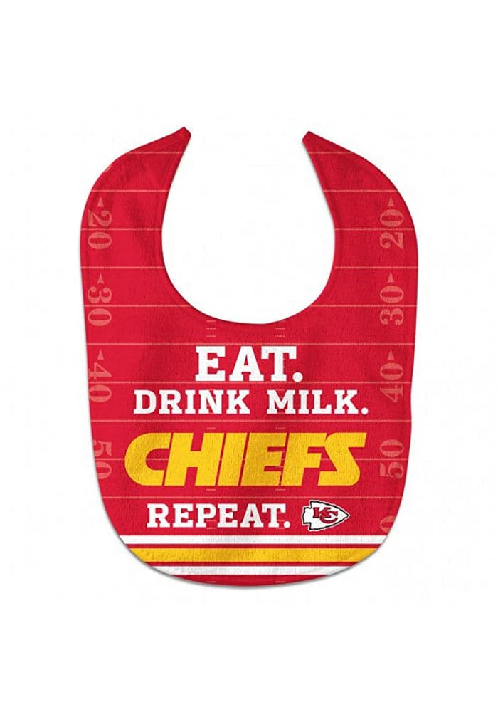 KC Chiefs Milk Series Bib