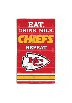 KC Chiefs Eat Drink Milk Bib