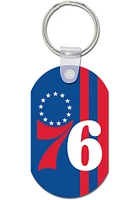 Philadelphia 76ers Aluminum Keychain - Blue