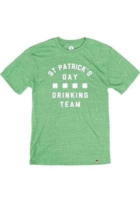 RALLY Green Drinking Team Short Sleeve Fashion T Shirt