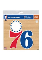 Philadelphia 76ers 6x6 inch Car Magnet - Blue