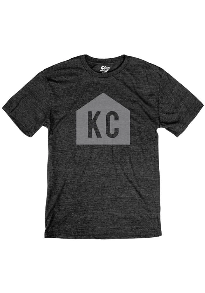 Rally Kansas City Black Home Short Sleeve Fashion T Shirt