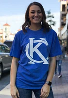Rally Kansas City KC Monogram Short Sleeve Fashion T Shirt
