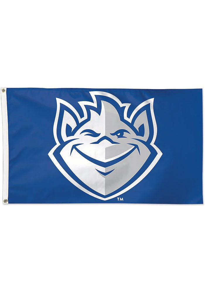 Saint Louis Billikens 3x5 ft Deluxe Silk Screen Grommet Flag - Blue